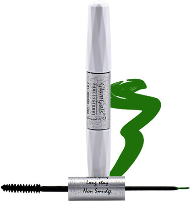 

GlamGals 2 in 1-Black Mascara + Green Liner 10 ml(Black)