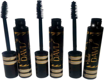 

Davis Sweet Girl Long Lasting Water Proof Mascara Set of 3ABC 6 g(Black)