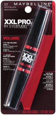

Maybelline Xxl Volume Washable Mascara Very Black 900IXXL-01 9 ml(Black)