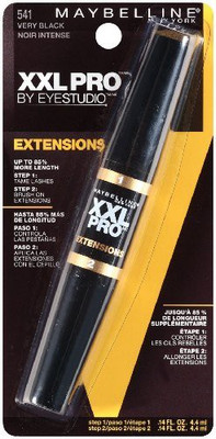 

Maybelline Xxl Extensions Washable Mascara Very Black XXL PRO 8.4 ml(Black)