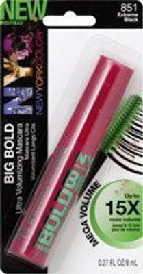 

Nyc Big Bold Ultra Volumizing Mascara Extreme Black - Pack Of 2 8.1 ml(Black)