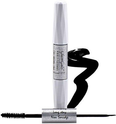 

GlamGals 2 in 1-Black Mascara + Black Liner 10 ml(Black)