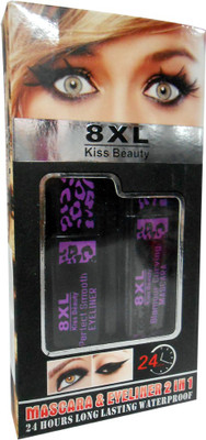 

Kiss Beauty Long Lasting Waterproof Mascara/Eyeliner 2in 1 Good Choice HOUPG 20 ml(Black)