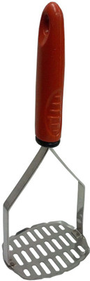 Lakshmi Stainless Steel, Plastic Masher(White, Red, Pack of 1) Lakshmi Stainless Steel, Plastic Masher(White, Red, Pack of 1)