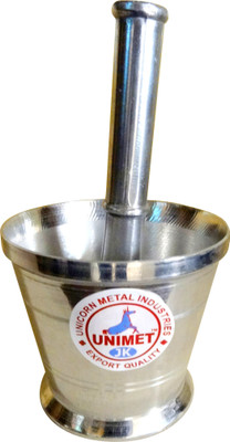 

Jk Vallabhdas Aluminium Mortar and Pestle Regular Shape Size 3 Aluminium Masher(Steel, Pack of 1)