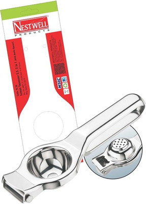 

Nestwell Lemon Squeezer 2 in 1 Steel Masher(Silver, Pack of 1)