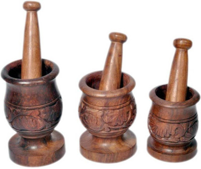 

Seema Crafts Wooden Masher(Brown)