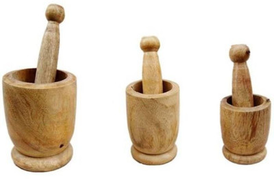 

Onlineshoppee Wood Masher(Brown)