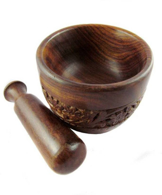 

Seema Crafts Wooden Masher(Brown)
