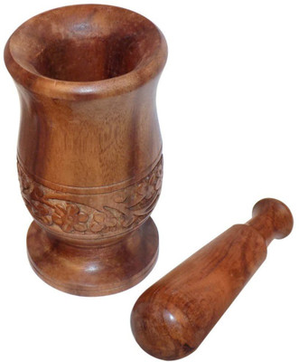 

Craftsman Wooden Hand crafted Kitchenware Wood Masher(Brown, Pack of 1)