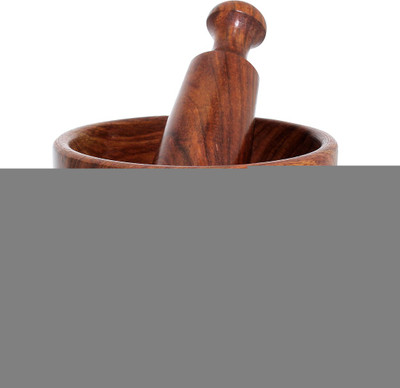 

Frabjous Wooden Masher(Brown, Pack of 2)
