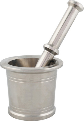 

Magic's Max Pestle With Mortar or Himam Dasta Set Stainless Steel Masher(Silver)