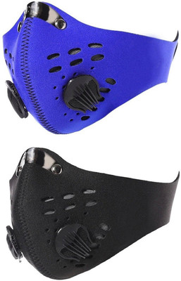 

Jonty Black Blue Neoprene Mask and Respirator