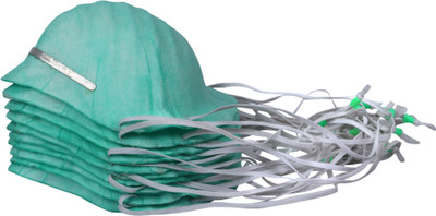 

Breathers Go Pure for Sure! [Green, cup shape,Adjustable elastic bands] Pack of 10 MP-2F Plus Respirator