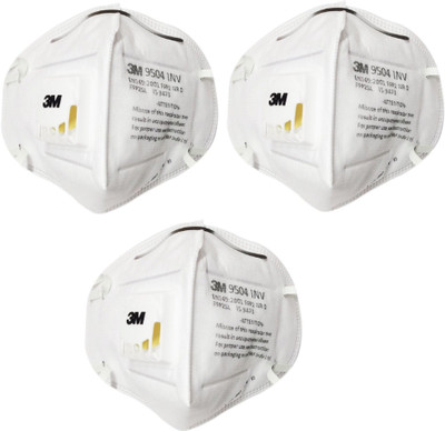 Clair Filters 3M Pollution Mask Pack of 3 3M 9504NV N95 Mask and Respirator Flipkart