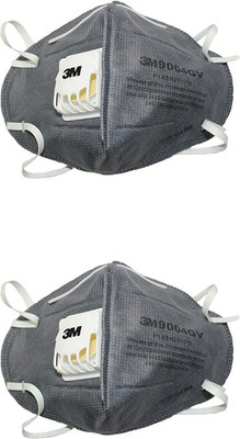 

Arex 3M Anti-pollution Mask 9004Grey Mask and Respirator Pack of 2 Mask and Respirator