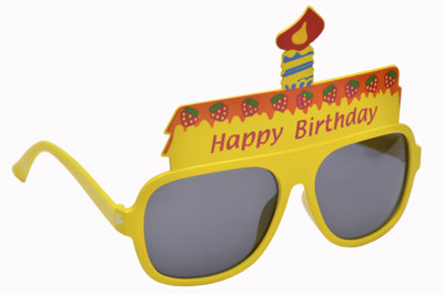 

Atpata Funky Happy Birthday (Goggle) Party Mask(Yellow, Pack of 1)