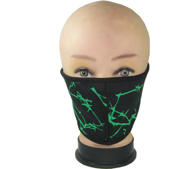

Goodluck Stylish Anti-pollution Mask(Black, Green, Pack of 1