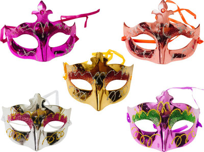 

Priyankish Holi Party Mask(Multicolor, Pack of 5)