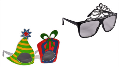 

Atpata Funky Gift Taj (Goggles) Party Mask(Multicolor, Pack of 2)