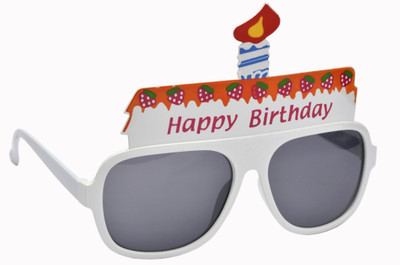 

Atpata Funky Happy Birthday (Goggle) Party Mask(White, Pack of 1)