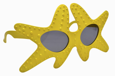 

Atpata Funky Star Fish (Goggle) Party Mask(Yellow, Pack of 1)