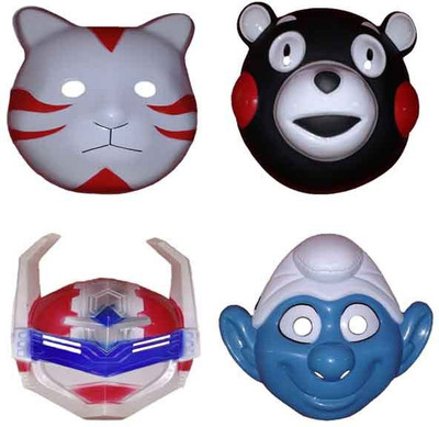 

Darling Toys Plastic Party Mask(Multicolor, Pack of 4)