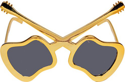 

Funcart Guitar Shapedes Party Mask(Gold, Pack of 1)