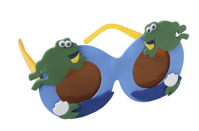 

Atpata Funky Frog Mini Goggle (For Kids Only) Party Mask(Blue, Pack of 1)