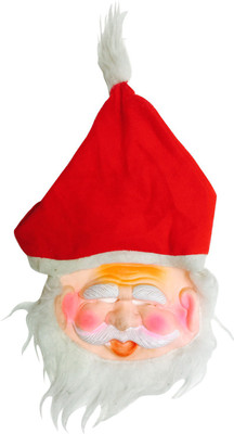 

Priyankish Santa Claus with Red Cap Party Mask(Red, White, Pack of 1)