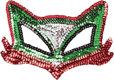 

Funcart Sequin Fox Eye Party Mask(Multicolor, Pack of 1)