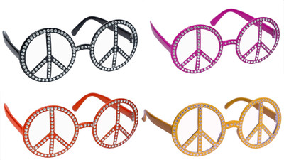 

Atpata Funky Peace (Goggles) Party Mask(Multicolor, Pack of 3)