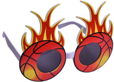 

Atpata Funky Fire Football (Goggle) Party Mask(Red, Pack of 1)