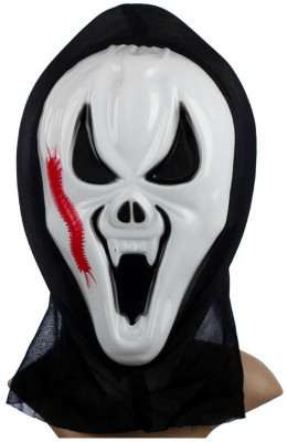 

Futaba Masquerade Party Halloween - Red Scar Party Mask(White, Pack of 1)