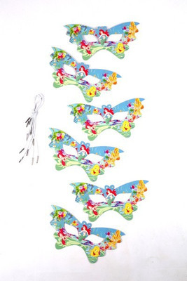 

Funcart The Little Mermaid Party Mask(Multicolor, Pack of 6)