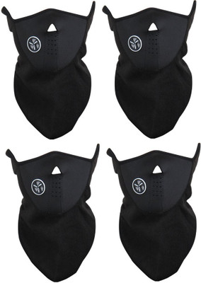 

Evana Black Bike Face Mask for Men & Women(Size: Free, Balaclava)