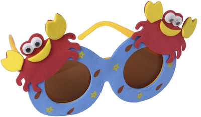 

Atpata Funky Crab Mini Goggle (For Kids Only) Party Mask(Red, Pack of 1)