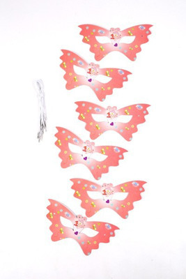 

Funcart Sweet At One Princess Party Mask(Red, Pack of 6)