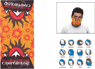 

Jazzmyride Multifunctional Headwrap or Scarf-The Sunshine Party Mask(Orange, Yellow, Pack of 1)
