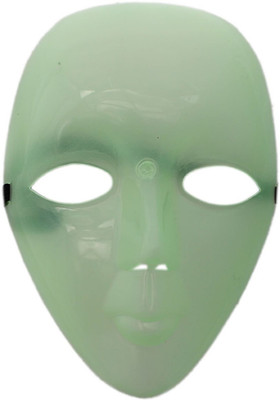 

Funcart Glow In The Dark Face Party Mask(Green, Pack of 1)