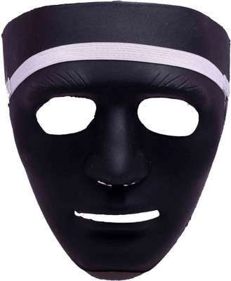 

Funcart Military Airsoft Army Face Style Koei Man Party Mask(Black, Pack of 1)