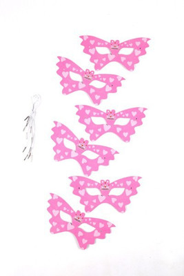 

Funcart Princess Crown Theme Eye Party Mask(Pink, Pack of 6)