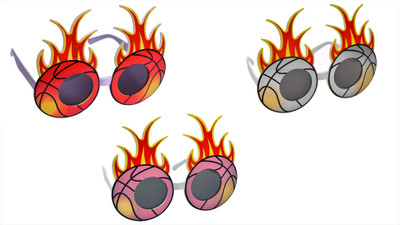 

Atpata Funky Fireball (Goggles) Party Mask(Multicolor, Pack of 3)