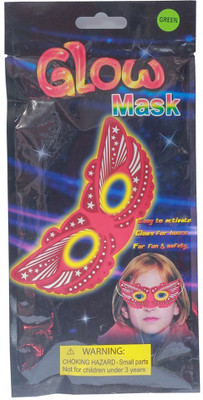 

Funcart Glow Party Mask(Red, Pack of 1)
