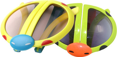 

Tuelip Combo of Green and Yellow Folding ladybug Shape Cute Goggles For Kids Party Mask(Multicolor, Pack of 2)