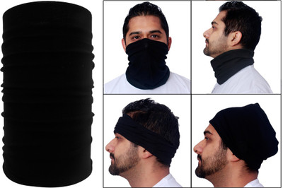 

Jazzmyride Multifunctional Headwrap or Scarf-Night Party Mask(Black, Pack of 1)