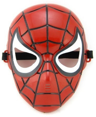 

Funcart Spiderman Face Party Mask(Red, Pack of 1)