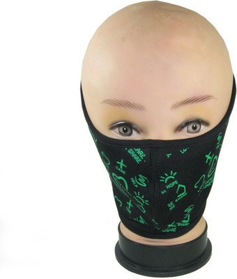 

Goodluck Dust Safer Anti-pollution Mask(Black, Green, Pack of 1
