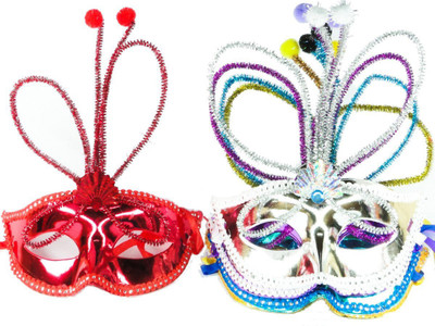 

Ziggle Butterfly Party Mask(Multicolor, Pack of 4)