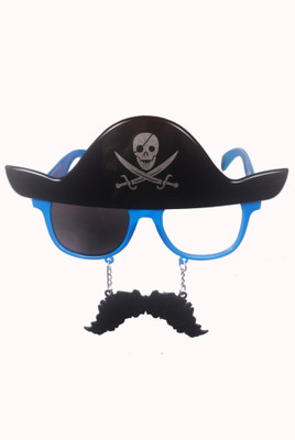 

Atpata Funky Pirate Mustache Blue Party Mask(Blue, Pack of 1)